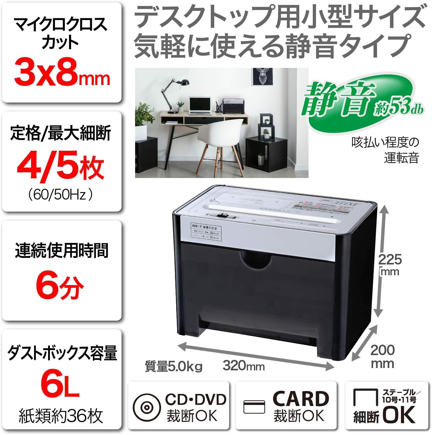 アコ・ブランズ マイクロカットシュレッダー GCSSM20M 白